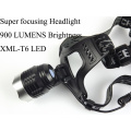 Super Focusing 1, 200 Lumens Xml-T6 LED Head Lamp Headlight